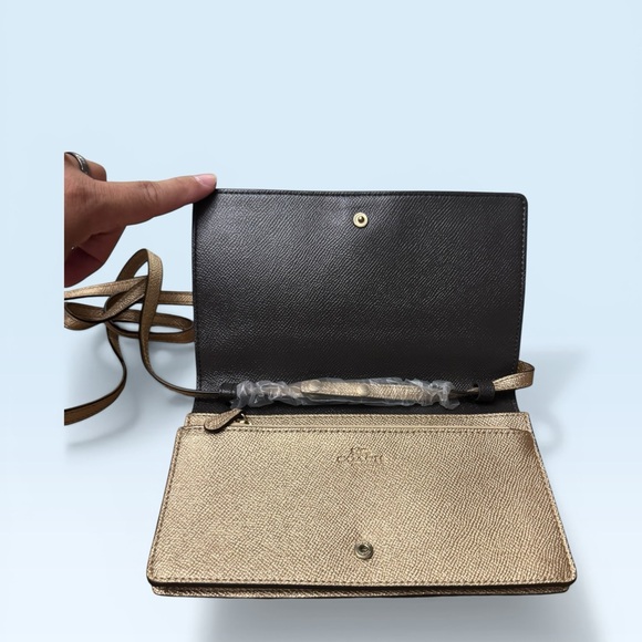 COACH Hayden Glitter Foldover Crossbody Clutch - Picture 6 of 10